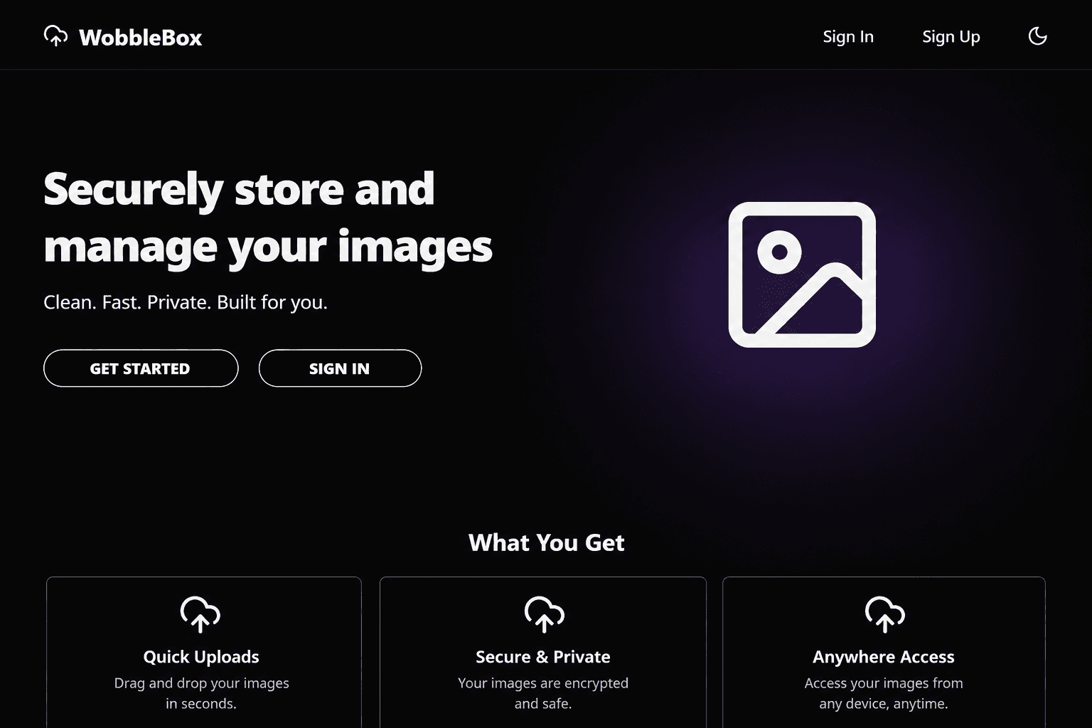 WobbleBox interface preview